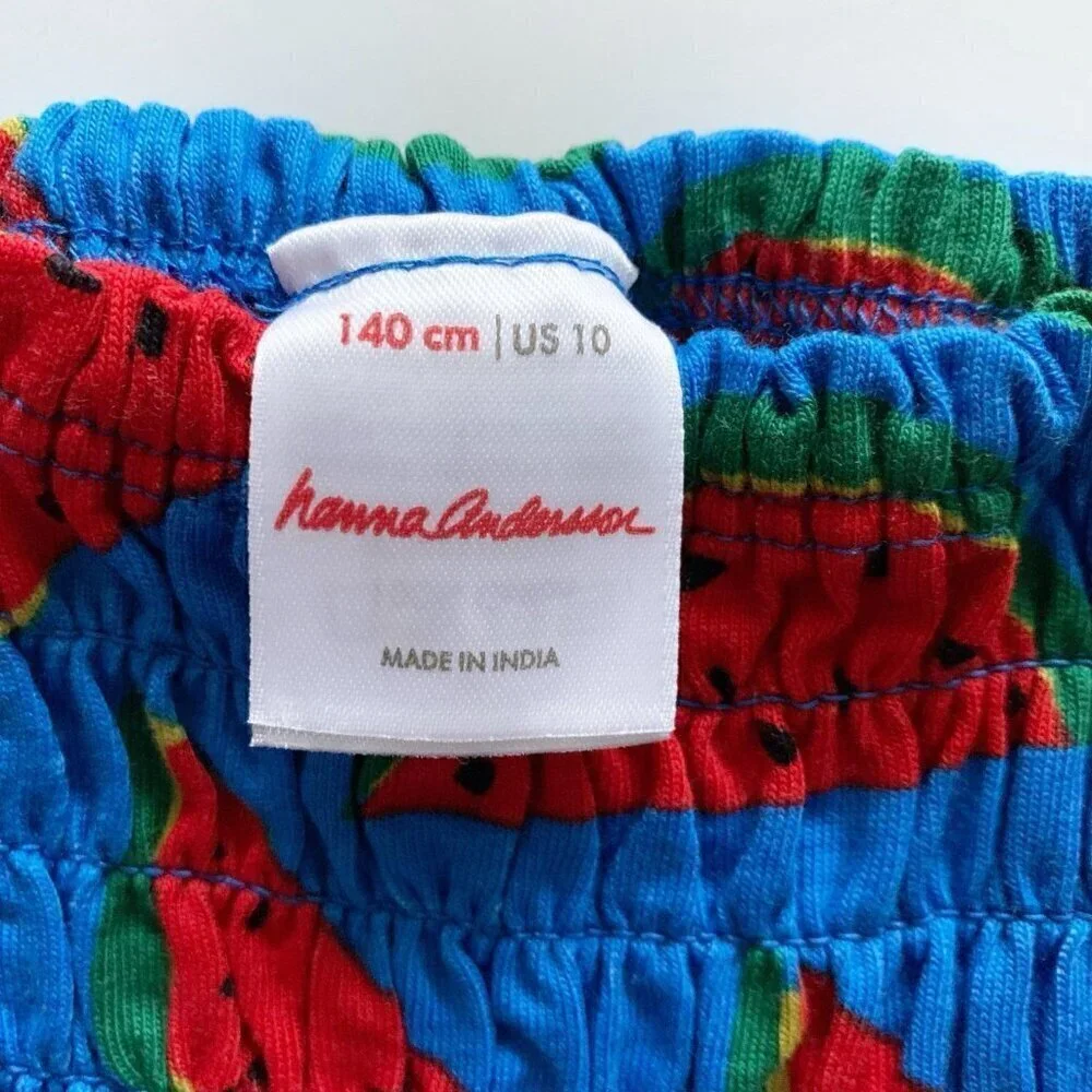 NEW Hanna Andersson Girl smocked dress 10 years 140 cm